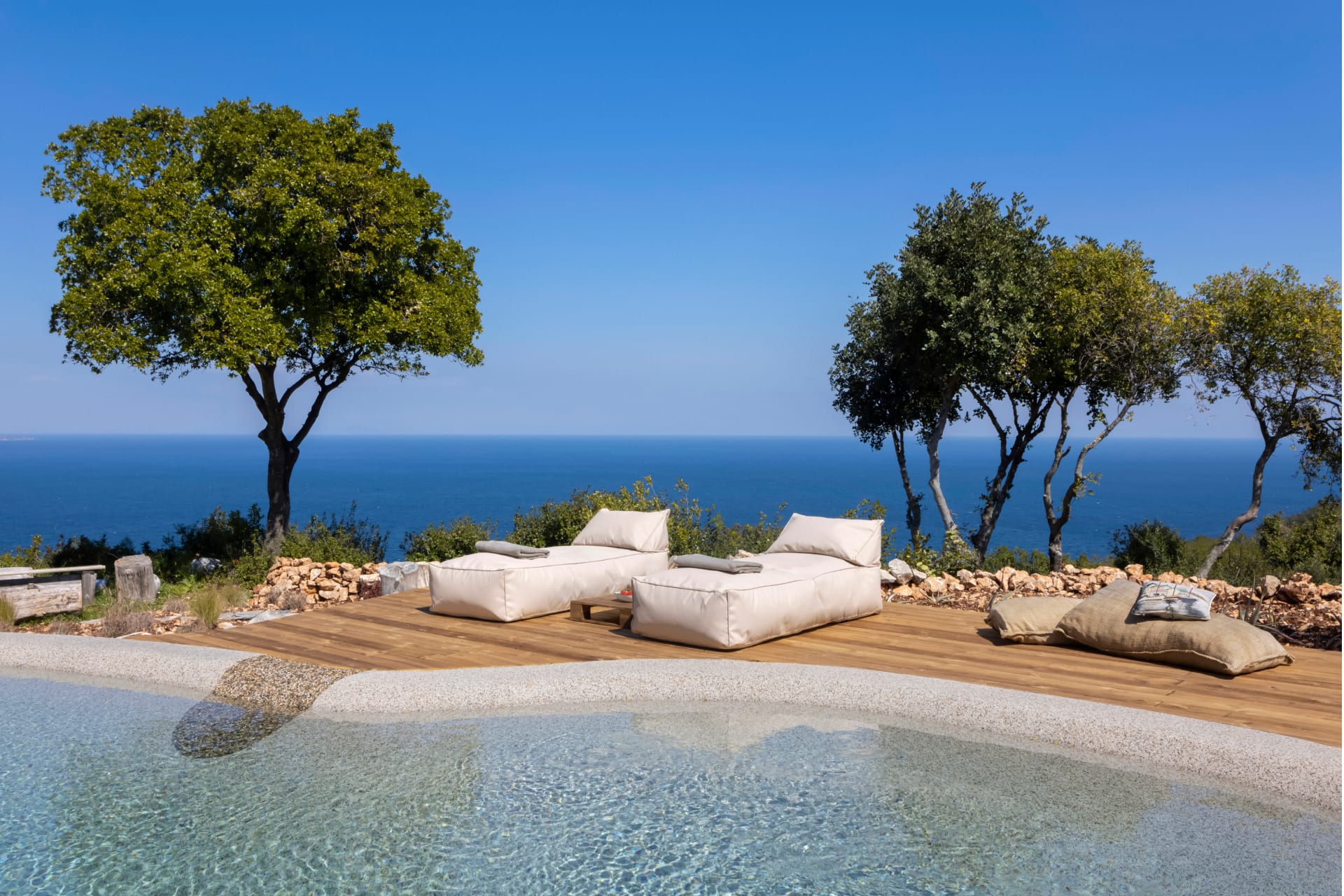 Small Greek villas