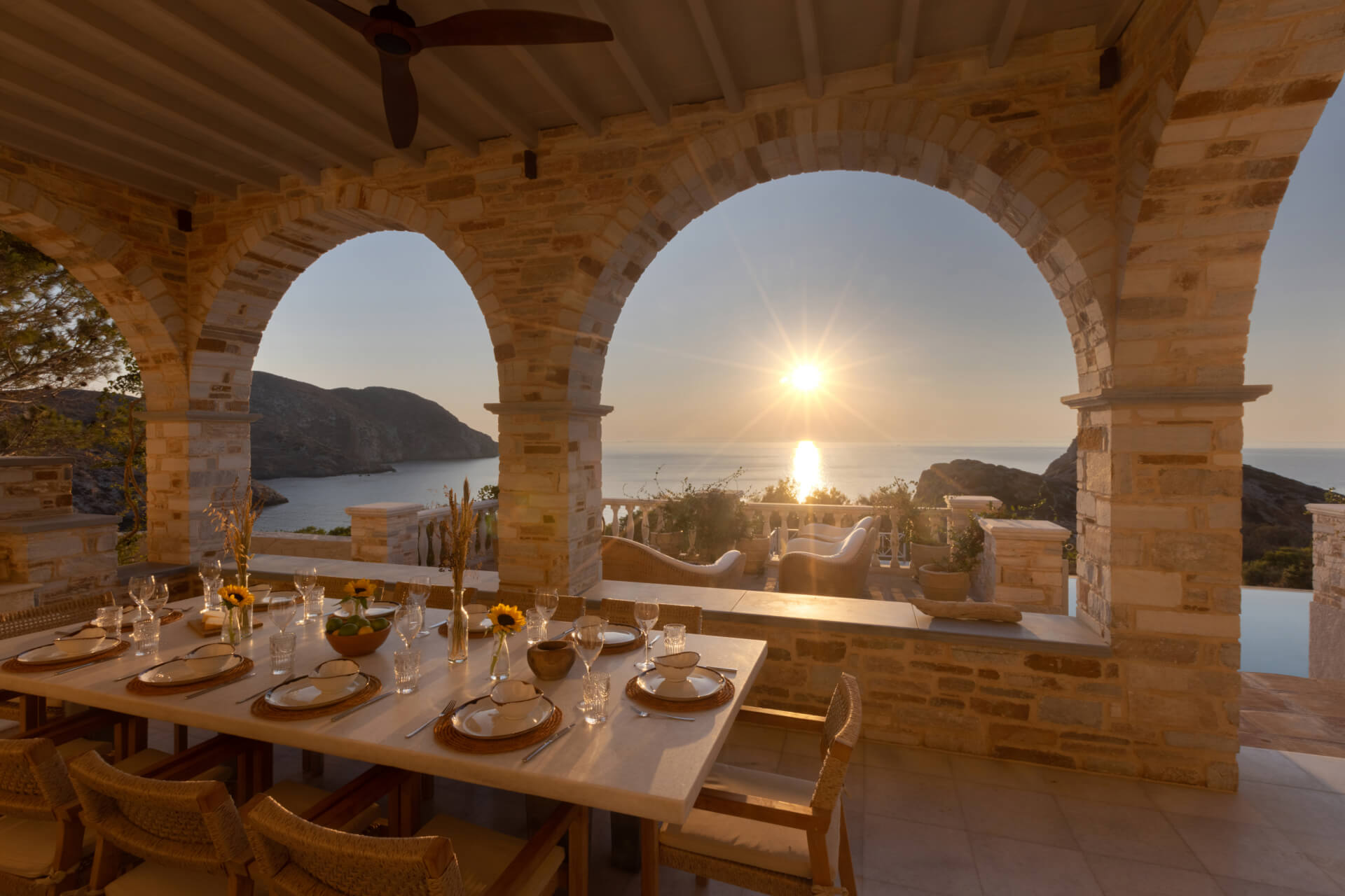 Large Greek villas