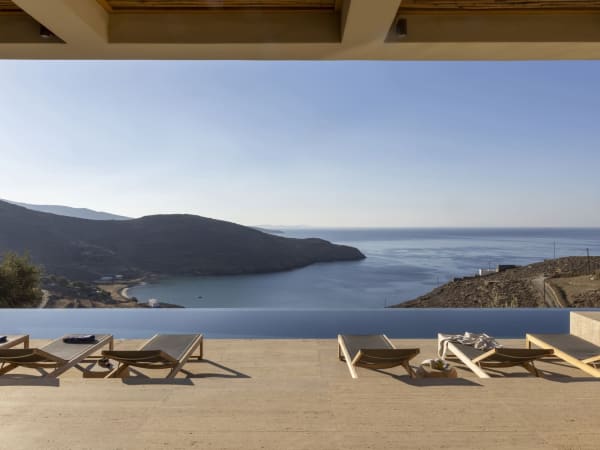 Magical views from the terrace outside the living and dining area.
