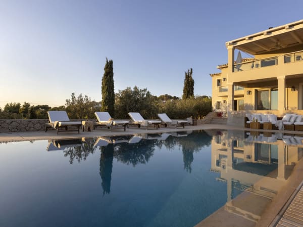 A scene of total serenity at Villa Marlina.