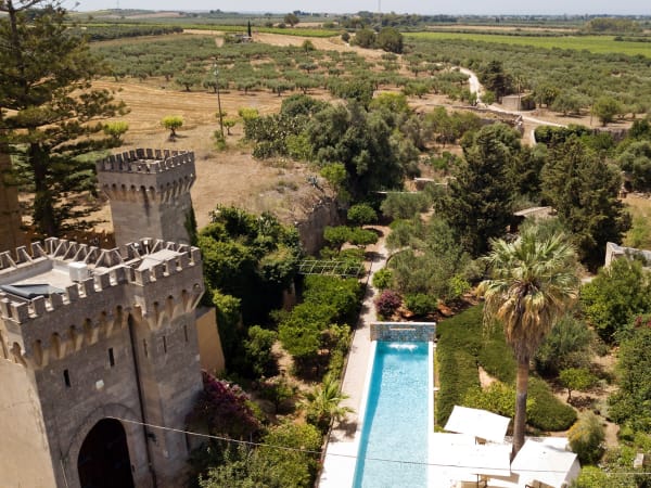 A stunning view of the property.