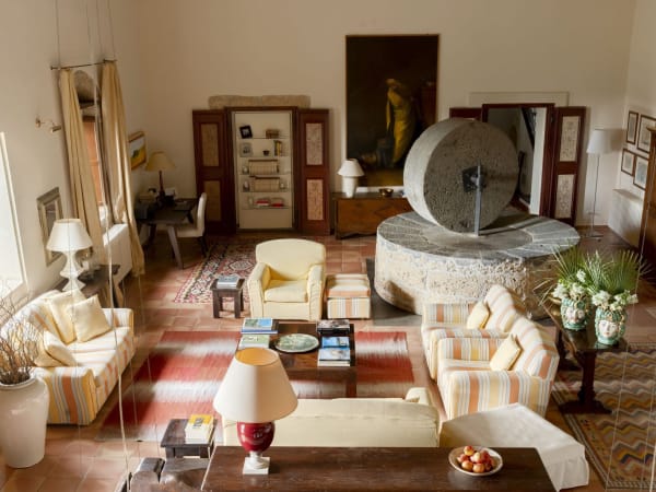 The old oil and wine press.